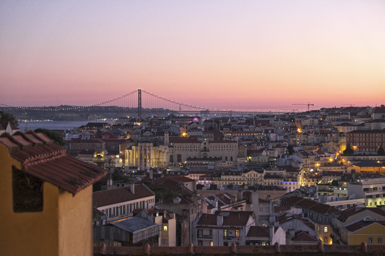 Blick vom Castelo auf die Unterstadt
