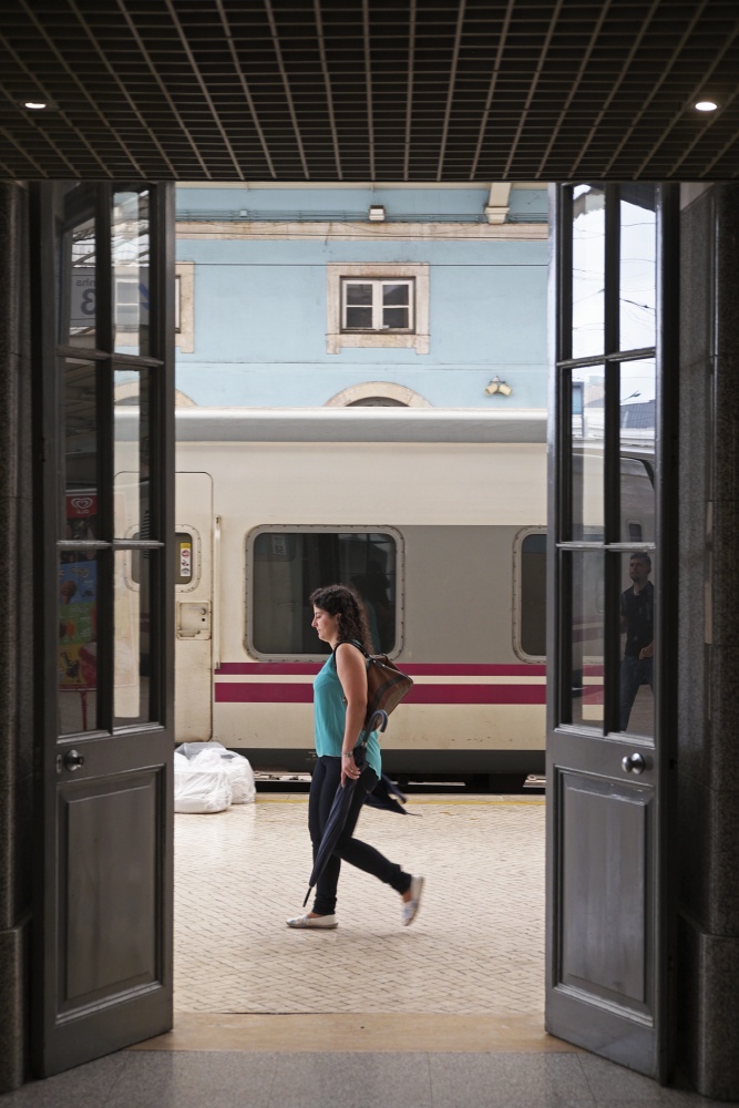 Bahnhof Santa Apolónia - Endstation für den Nachtzug
