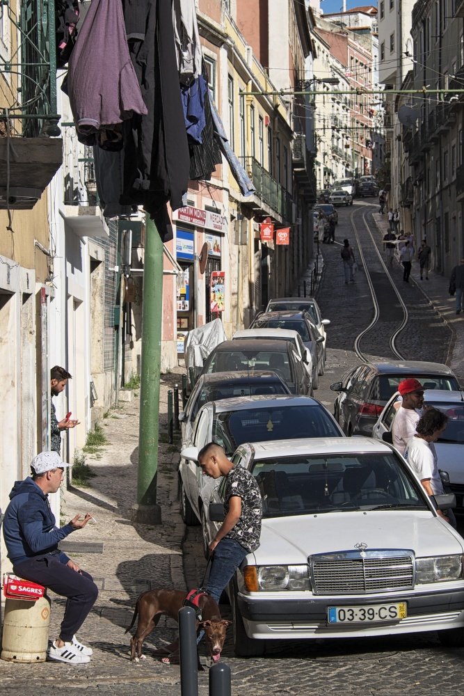 "Unser" Mouraria-Viertel. Wir wohnten 50m weiter.