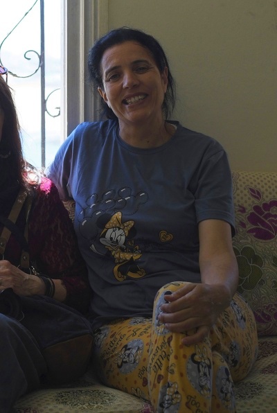 Unsere Gastgeberin in Rabat