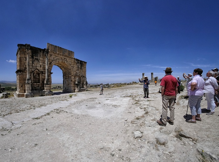 Volubilis, eine antike Siedlung der Römer