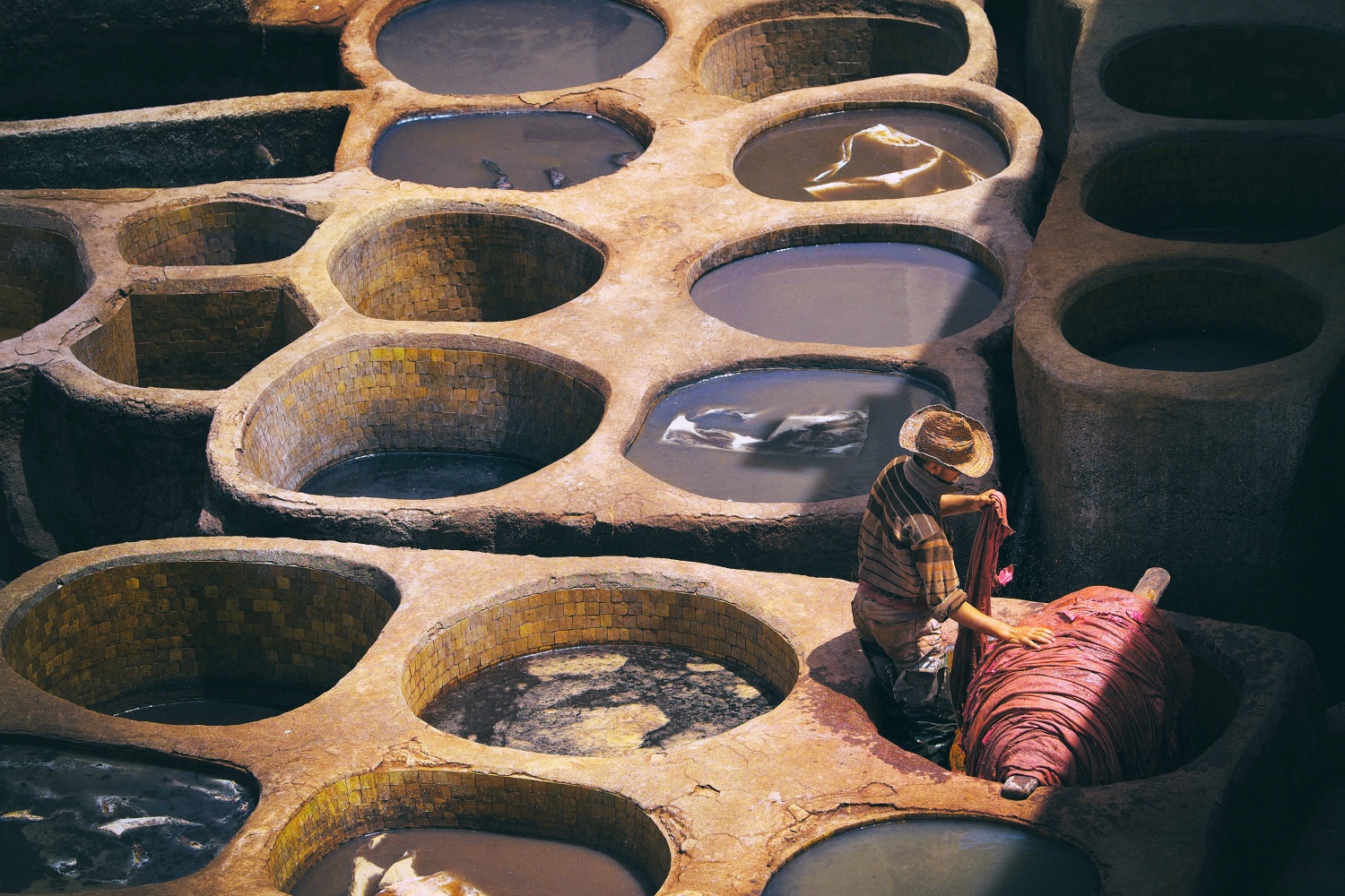 Der Souk der Färber